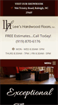 Mobile Screenshot of leeshardwoodfloors.com